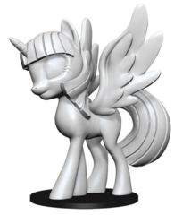 my little pony Twilight Spakle mini unpainted